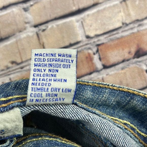 NWT Women’s Blue Identity Blue Stoned Detailed Stretchy Denim Jean (6P) FQ24 - Picture 4 of 11